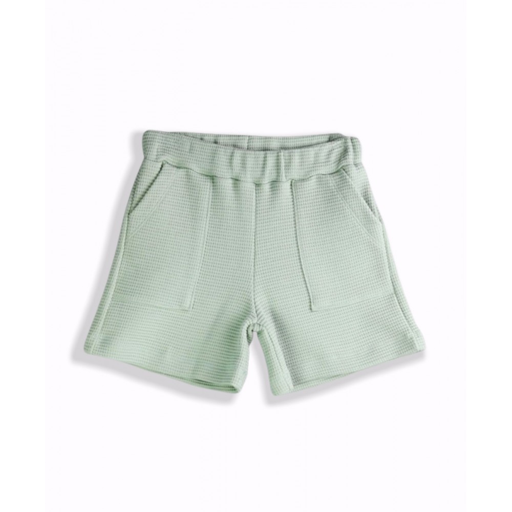 Εφηβικό Σετ Μπλούζα Μακό Simple Και Shorts Κορίτσι (6-16Ε) -Βεραμάν- 24124