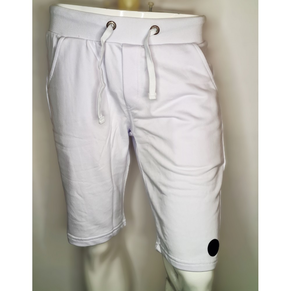 Ανδρική Βερμούδα Basic Authentic Shorts Paco & Co -Λευκό- 2431860