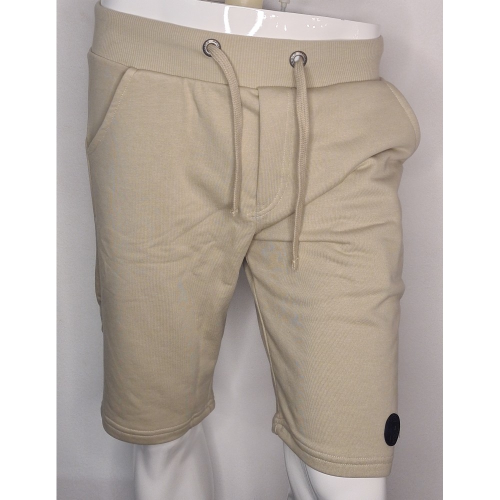 Ανδρική Βερμούδα Basic Authentic Shorts Paco & Co -Μπεζ- 2431860