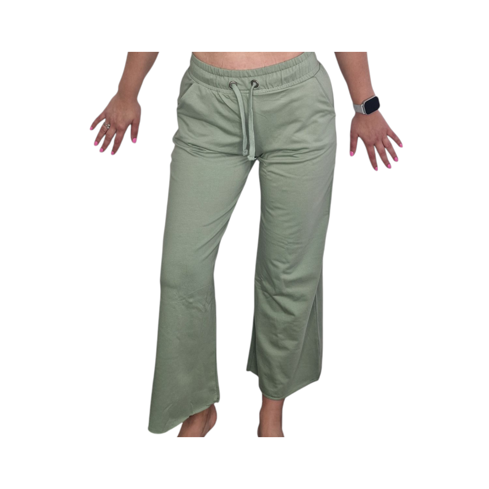 Γυναικεία Παντελόνα Φούτερ Εποχής Basic Relaxed Fit Pants -Φυστικί- 2432857