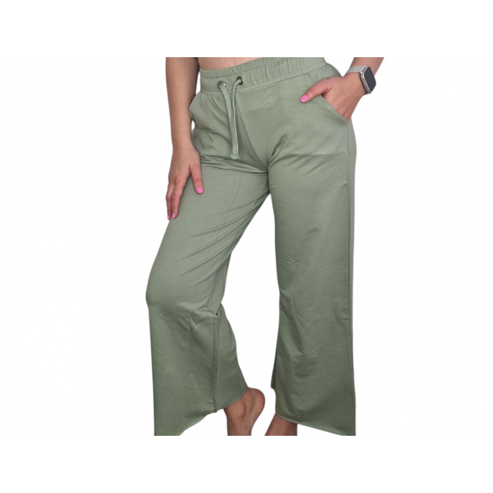 Γυναικεία Παντελόνα Φούτερ Εποχής Basic Relaxed Fit Pants -Φυστικί- 2432857
