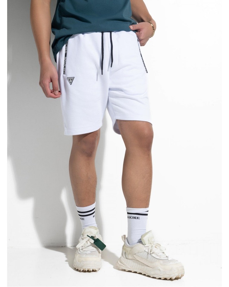Βερμούδα Zip Pocket Shorts Magicbee -White/Λευκό- 2451