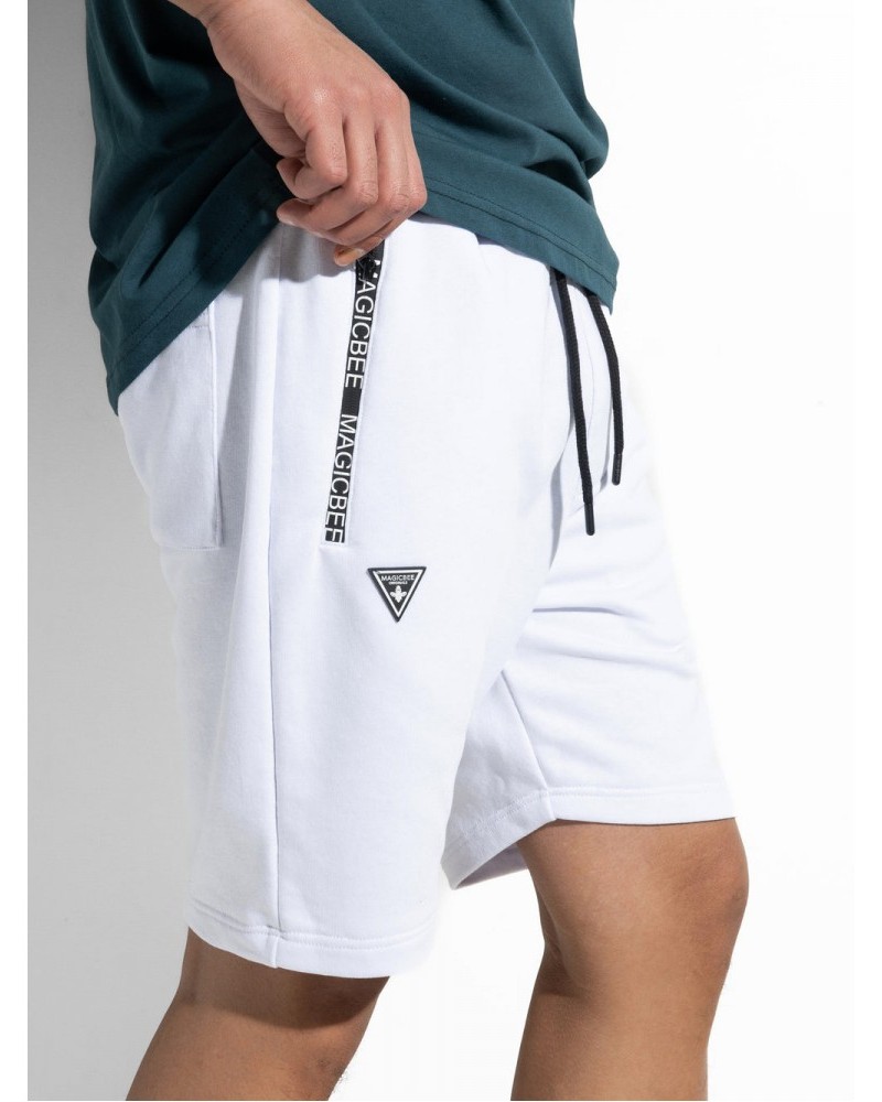 Βερμούδα Zip Pocket Shorts Magicbee -White/Λευκό- 2451