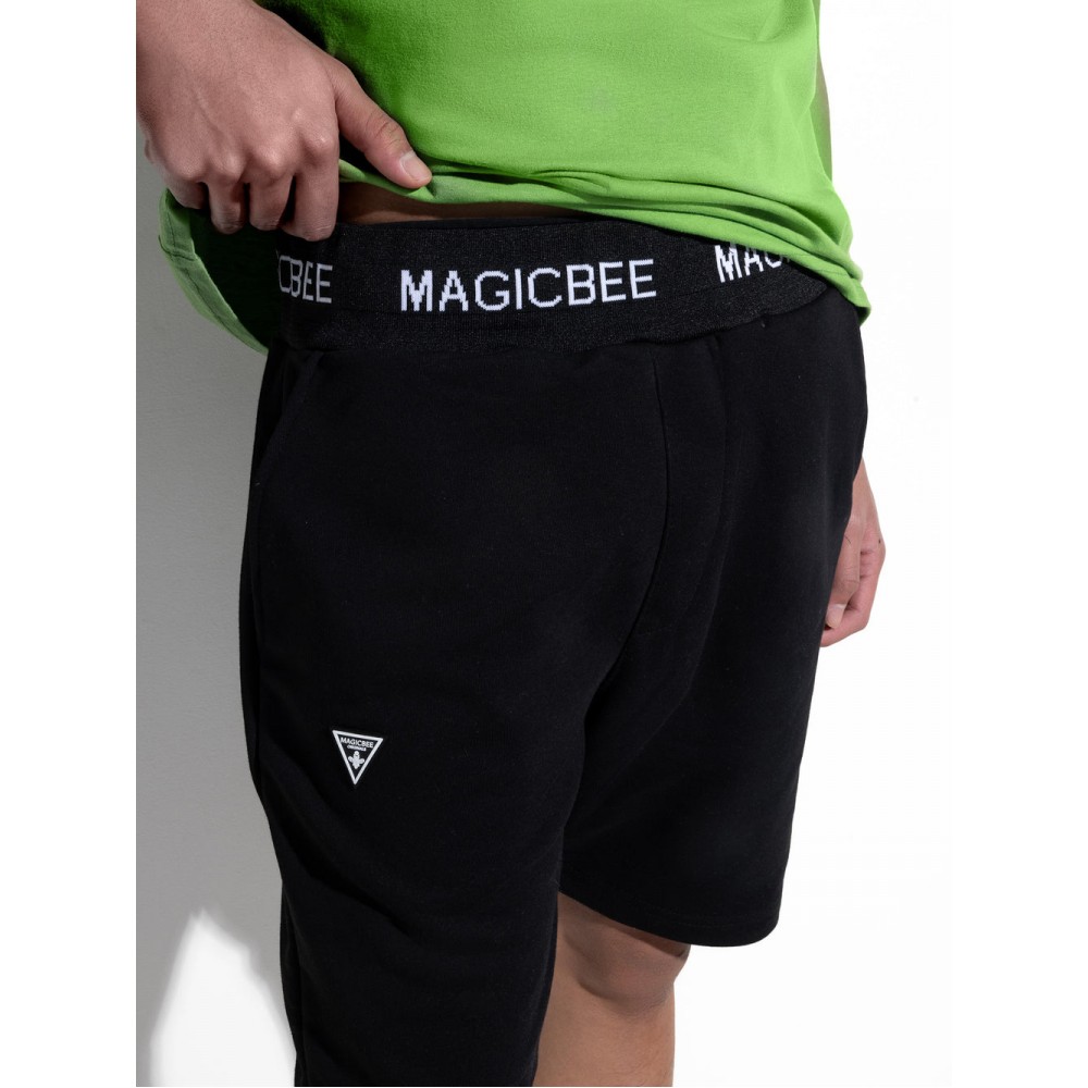Βερμούδα Shorts Rib Logo Magicbee -Μαύρο/Black- 2455 Βερμούδα Shorts Rib Logo Magicbee -Μαύρο/Black- 2455
