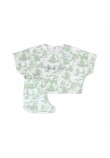 Εφηβικό Σετ, Tie-Dye Top Μπλουζάκι και Shorts -Βεραμάν- 24722