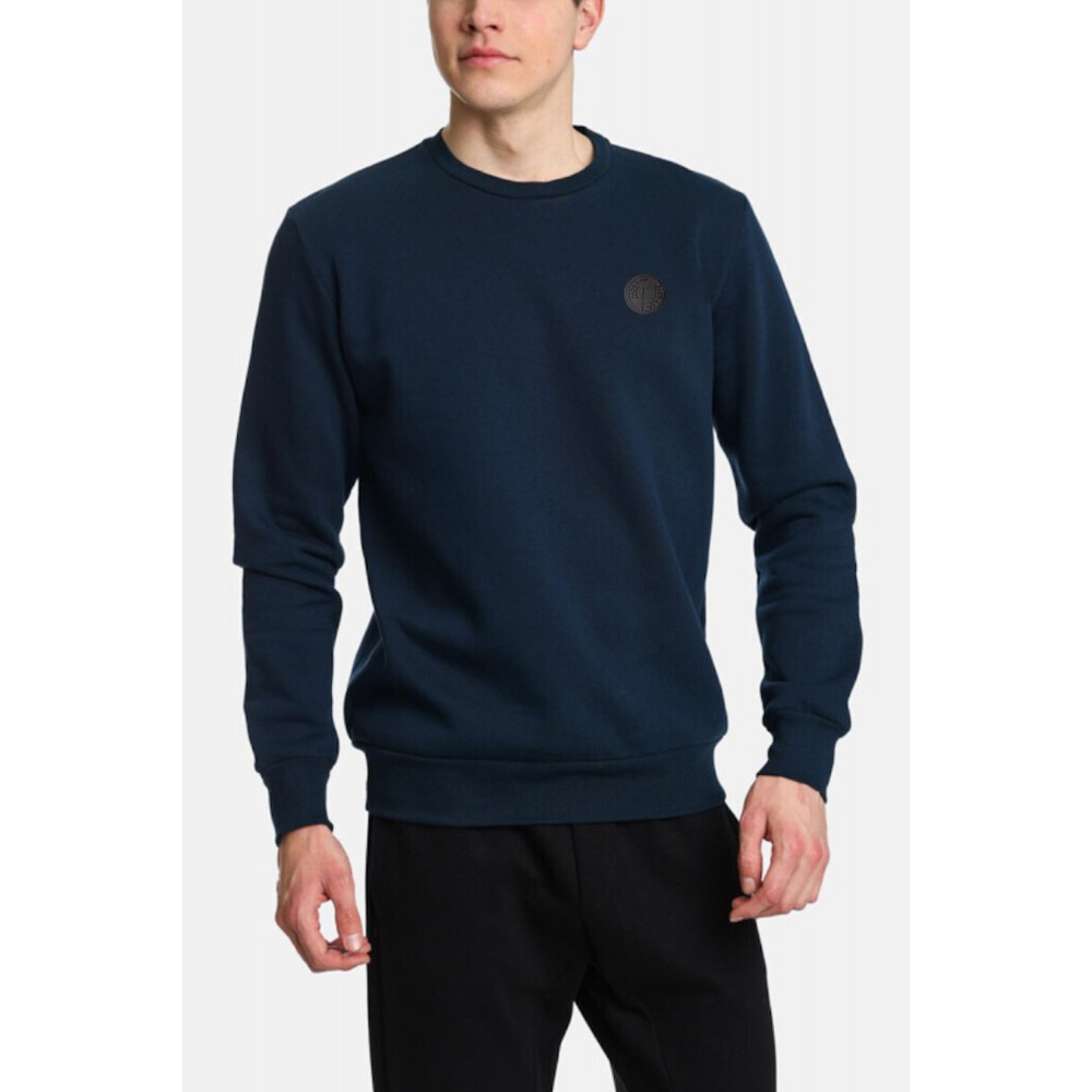 Ανδρική Μπλούζα Φούτερ Με Logo Paco & Co –Μπλε/Navy- 