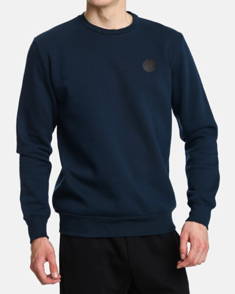 Ανδρική Μπλούζα Φούτερ Με Logo Paco & Co –Μπλε/Navy- 