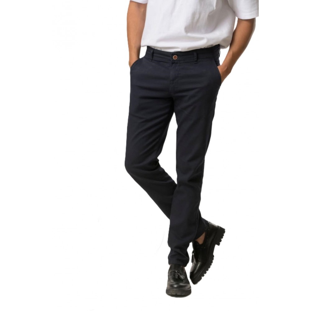 Ανδρικό Παντελόνι Jeans Chino Ελαστικό με Κανονική Εφαρμογή Profil -Ανθρακί- 250