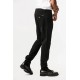 Ανδρικό Παντελόνι Jeans Chino Ελαστικό με Κανονική Εφαρμογή Profil -Μαύρο- 250