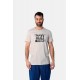 Ανδρική Μακό Μπλούζα T-Shirt Industru -Μπεζ- 2531018