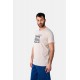 Ανδρική Μακό Μπλούζα T-Shirt Industru -Μπεζ- 2531018