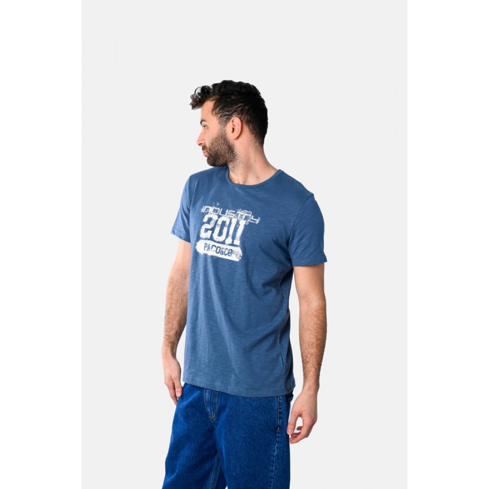 Ανδρική Μακό Μπλούζα T-Shirt Industru -Ραφ- 2531018