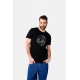Ανδρική Μακό Μπλούζα T-Shirt Paco Shield -Μαύρο- 2531019