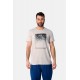 Ανδρική Μακό Μπλούζα T-Shirt Jungle Window -Μπεζ- 2531020