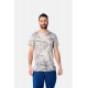 Ανδρική Μακό Μπλούζα T-Shirt Foliage -Μπεζ- 2531022