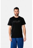 Ανδρική Μακό Μπλούζα T-Shirt Unlimited Paco -Μαύρο- 2531036