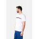 Ανδρική Μακό Μπλούζα T-Shirt Lines -Λευκό- 2531038
