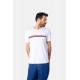 Ανδρική Μακό Μπλούζα T-Shirt Lines -Λευκό- 2531038