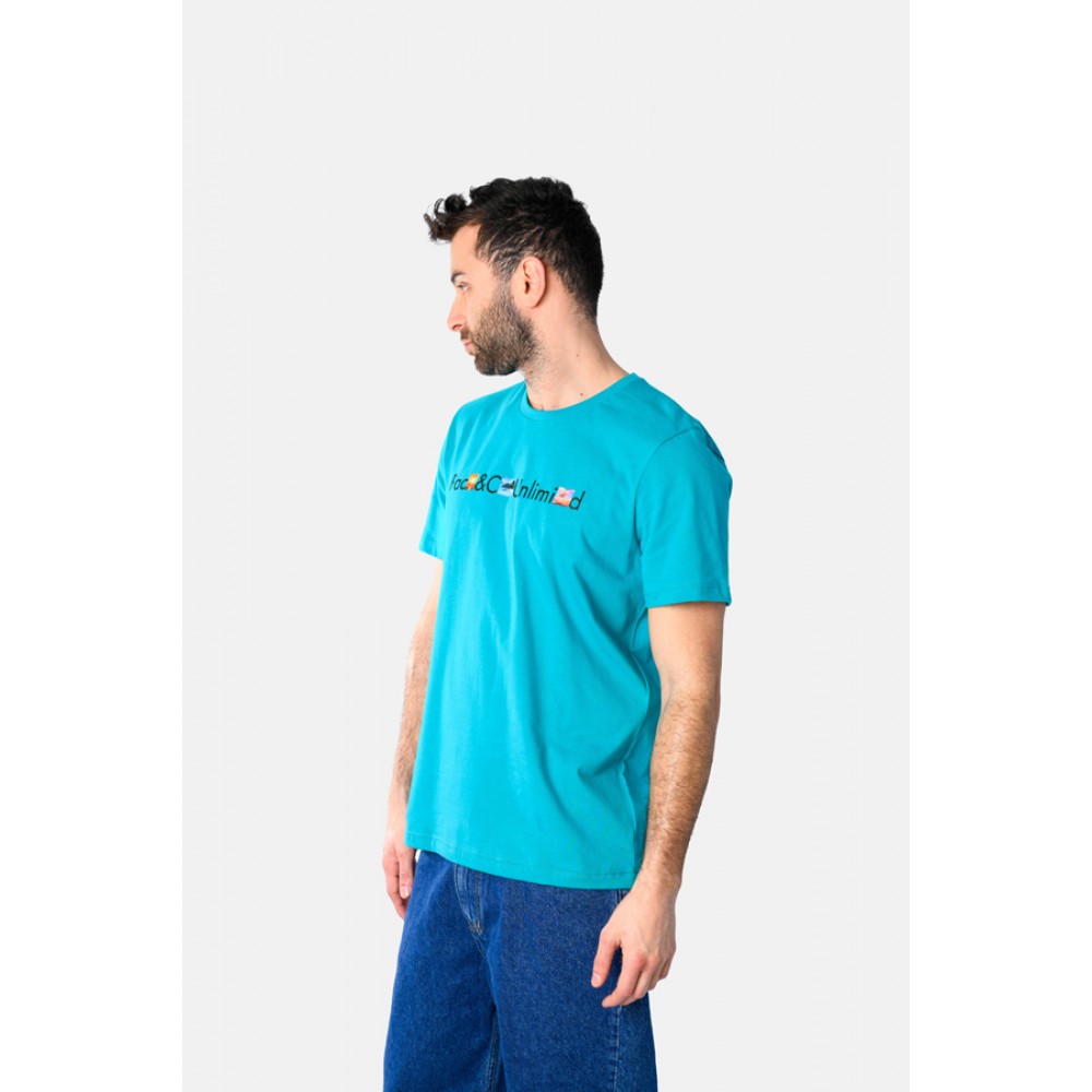 Ανδρική Μακό Μπλούζα T-Shirt Capture It -Πετρόλ- 2531040