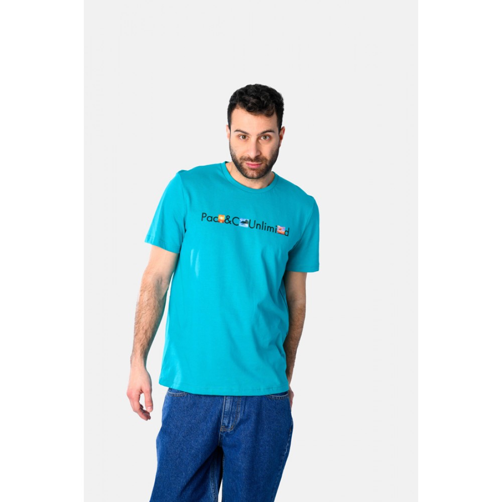 Ανδρική Μακό Μπλούζα T-Shirt Capture It -Πετρόλ- 2531040