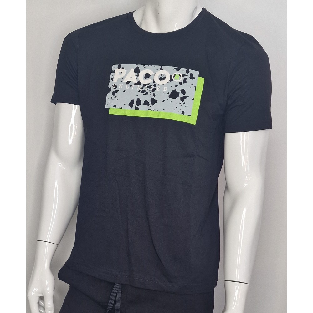 Ανδρική Μακό Μπλούζα T-Shirt Crumbling -Μαύρο- 2531041