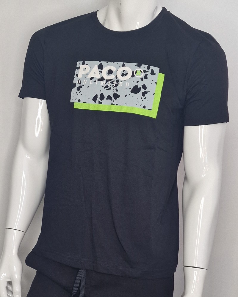 Ανδρική Μακό Μπλούζα T-Shirt Crumbling -Μαύρο- 2531041