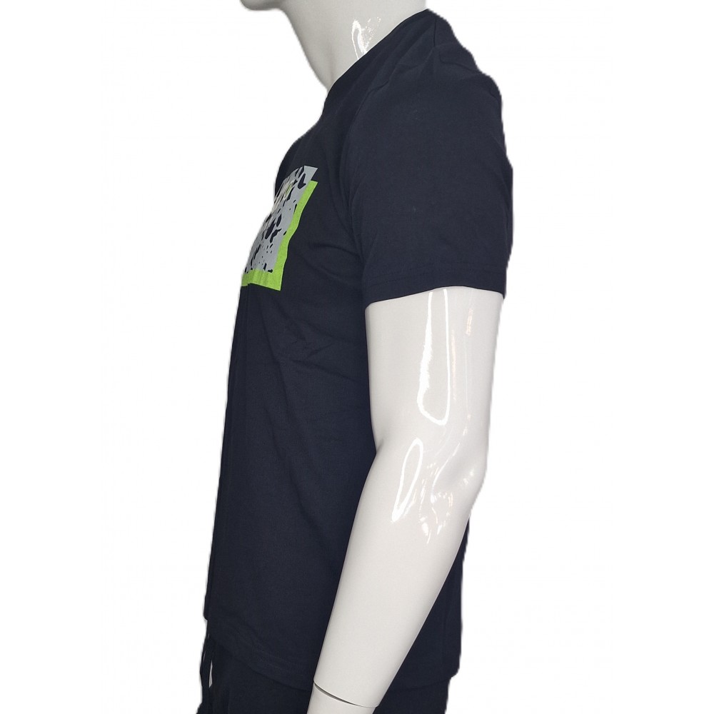 Ανδρική Μακό Μπλούζα T-Shirt Crumbling -Μαύρο- 2531041