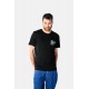 Ανδρική Μακό Μπλούζα T-Shirt Stamped -Μαύρο- 2531046