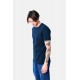 Ανδρική Πικέ Μπλούζα T-Shirt College Stripes -Μπλε- 2531093