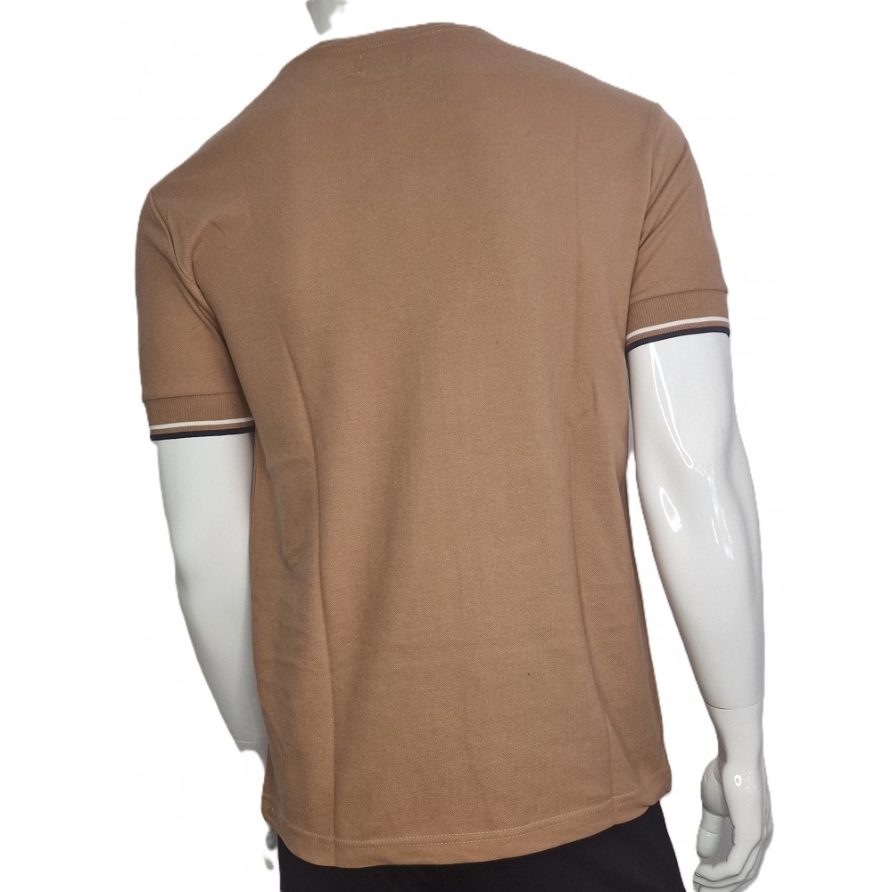 Ανδρική Πικέ Μπλούζα T-Shirt College Stripes -Ταμπά- 2531093