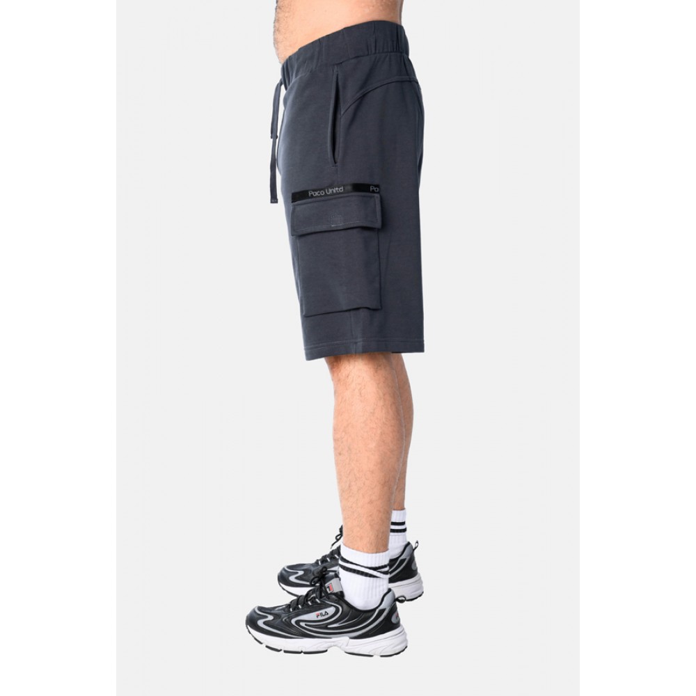 Ανδρική Βερμούδα Cargo Pocket Lines Authentic Shorts -Ανθρακί- 2531403