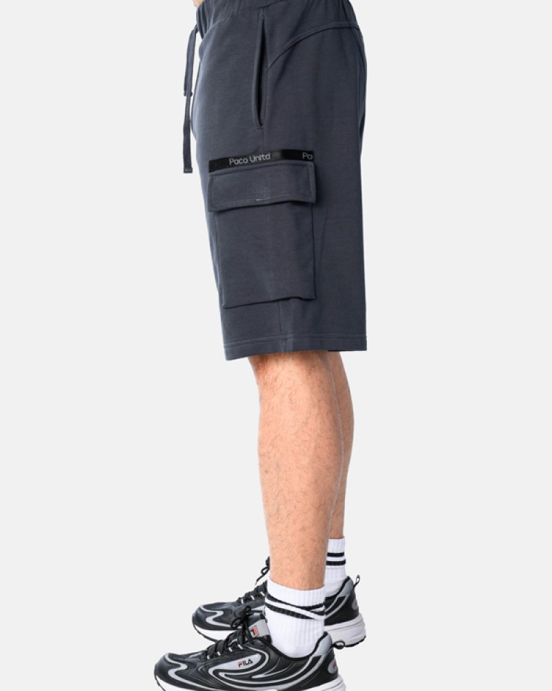 Ανδρική Βερμούδα Cargo Pocket Lines Authentic Shorts -Ανθρακί- 2531403