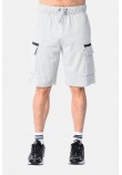 Ανδρική Βερμούδα Cargo Pocket Lines Authentic Shorts -Γκρι- 2531403