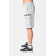 Ανδρική Βερμούδα Cargo Pocket Lines Authentic Shorts -Γκρι- 2531403