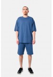Ανδρικό Σετ με T-Shirt Μπλούζα Μακό Και Βερμούδα 2Τμχ -Ραφ- 2531903