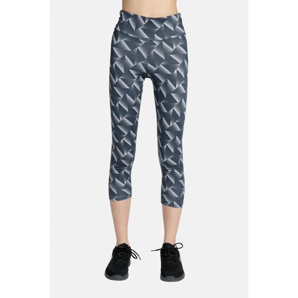 Γυναικείο Αθλητικό Κολάν Capri Pattern Frenzy Με Μπάσκα -Εμπριμέ.- 2532706