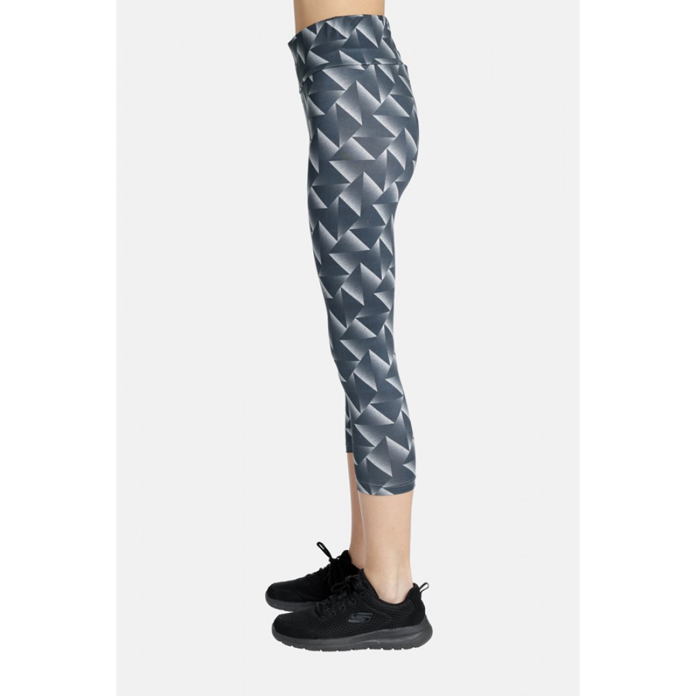 Γυναικείο Αθλητικό Κολάν Capri Pattern Frenzy Με Μπάσκα -Εμπριμέ.- 2532706