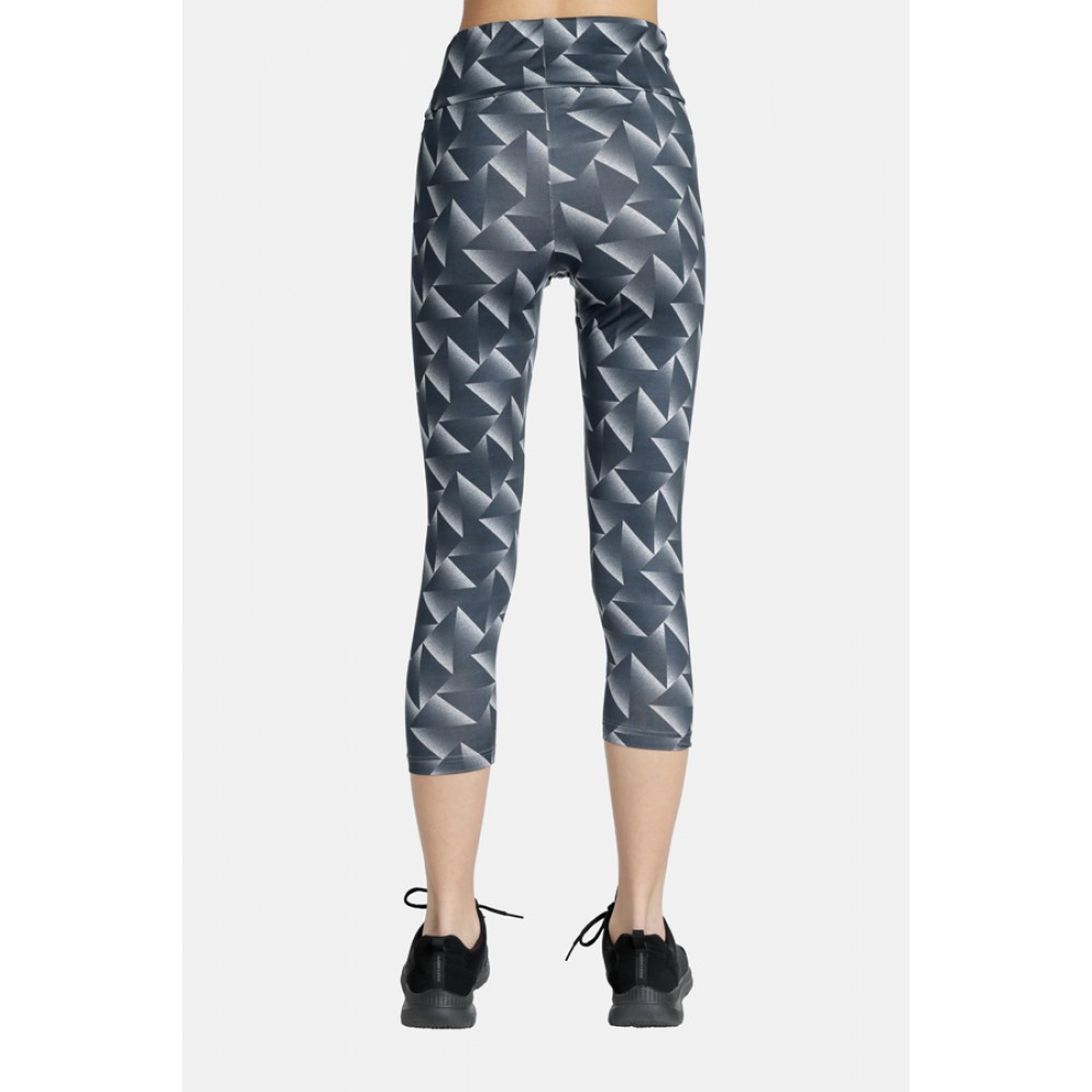 Γυναικείο Αθλητικό Κολάν Capri Pattern Frenzy Με Μπάσκα -Εμπριμέ.- 2532706