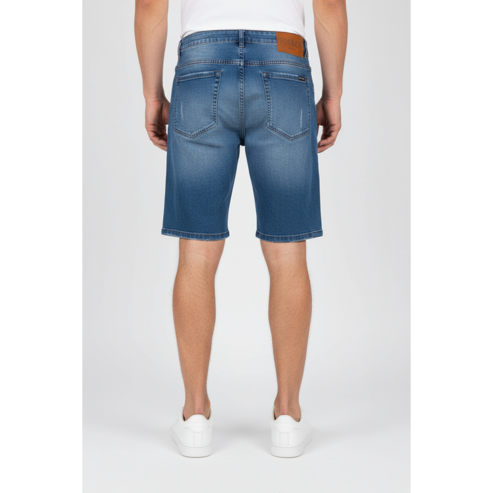 Ανδρική Βερμούδα Τζην Blue Washable Shorts -Denim Μπλε- 2548427
