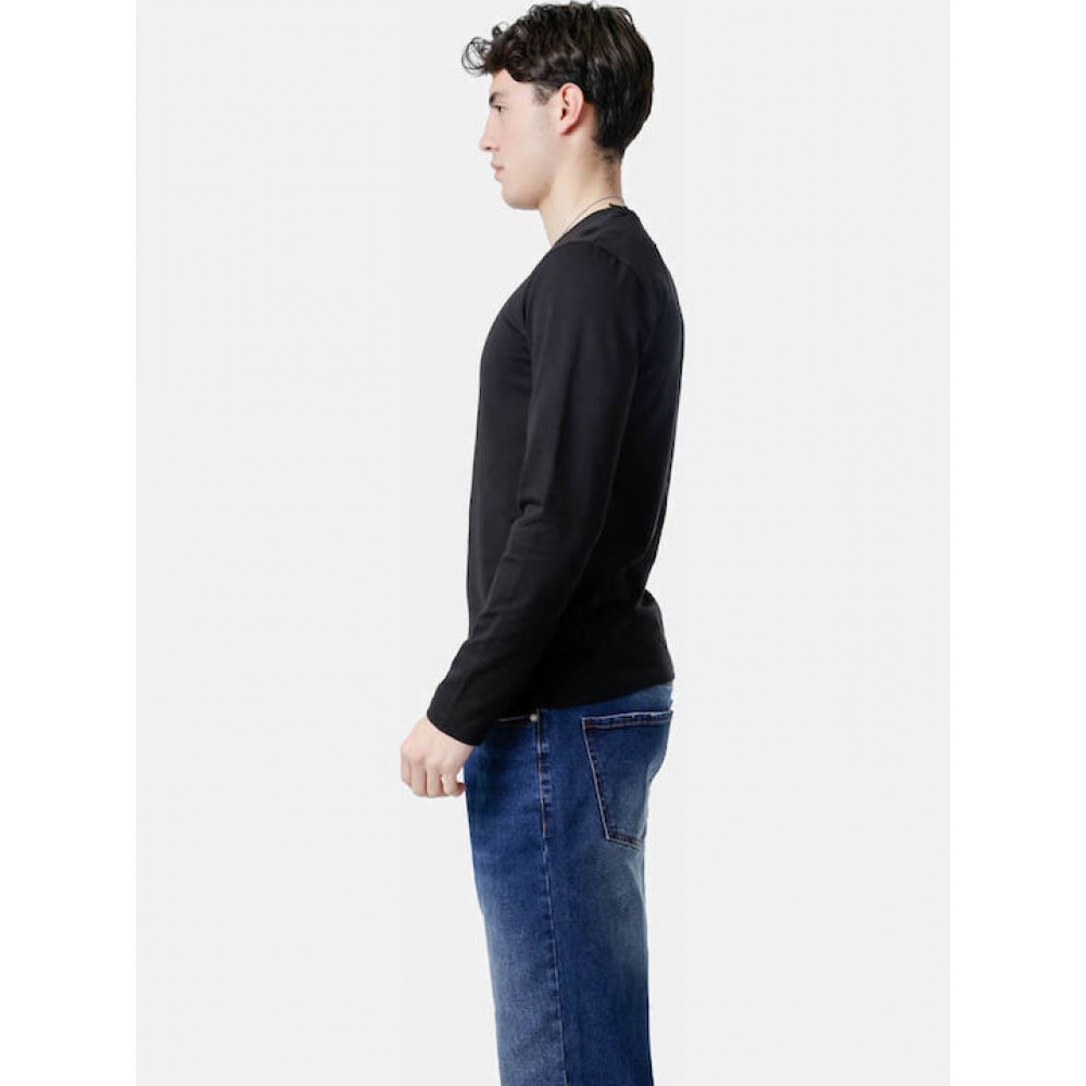 Μπλούζα Μακρυμάνικη T-Shirt Μακό Paco & Co -Μαύρο- 2581026 Μπλούζα Μακρυμάνικη T-Shirt Μακό Paco & Co -Μαύρο- 2581026
