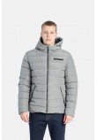 Ανδρικό Μπουφάν Puffer Jacket με Επένδυση Paco & Co -Γκρι- 