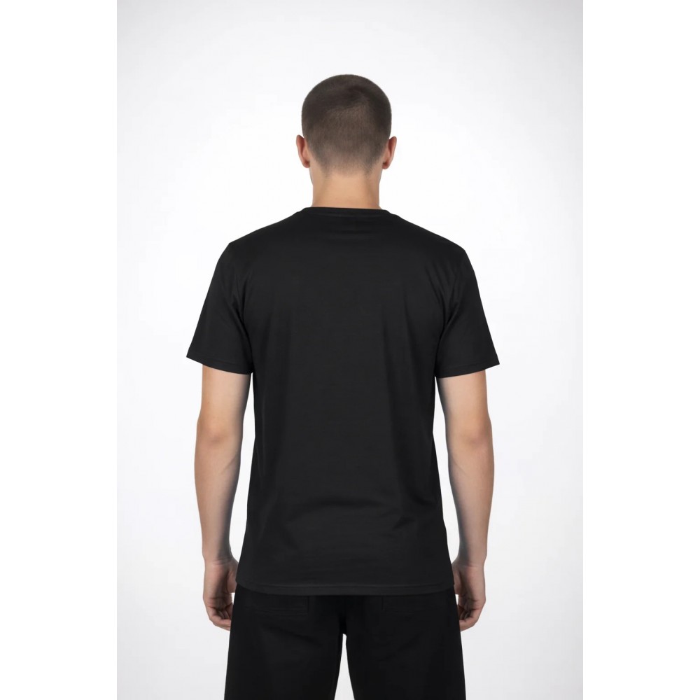 Ανδρική Μακό Μπλούζα T-Shirt Minimal Paco & Co -Μαύρο- 2631030