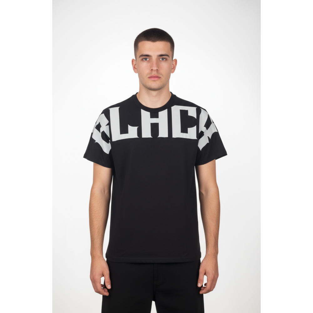 Ανδρική Μακό Μπλούζα T-Shirt Black Paco & Co -Μαύρο- 2631069