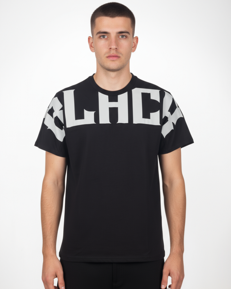 Ανδρική Μακό Μπλούζα T-Shirt Black Paco & Co -Μαύρο- 