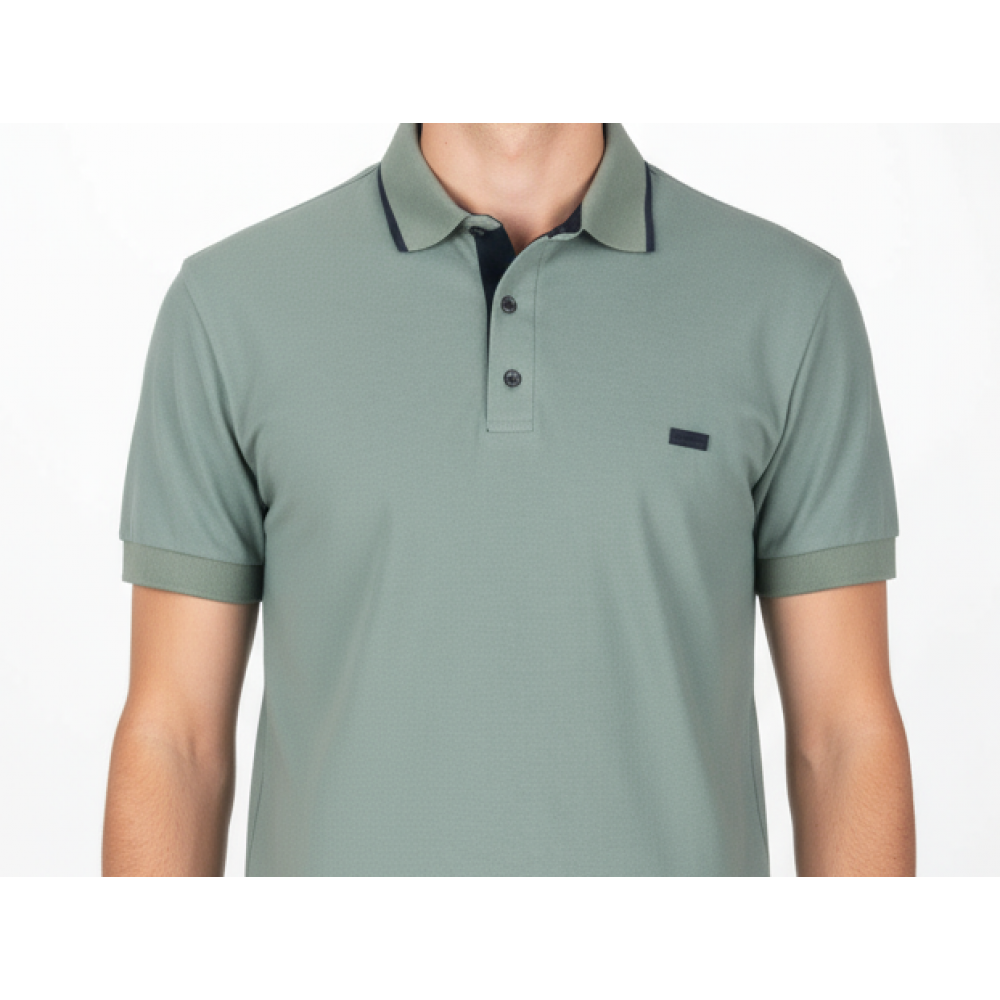 Ανδρική Μπλούζα Πόλο σε Tea Απόχρωση Paco & Co -Tea- 2631082