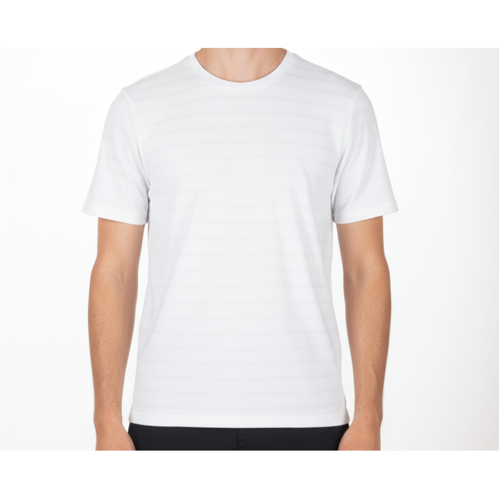 Ανδρική Μπλούζα Lined Crew Paco & Co -Λευκό- 2631090