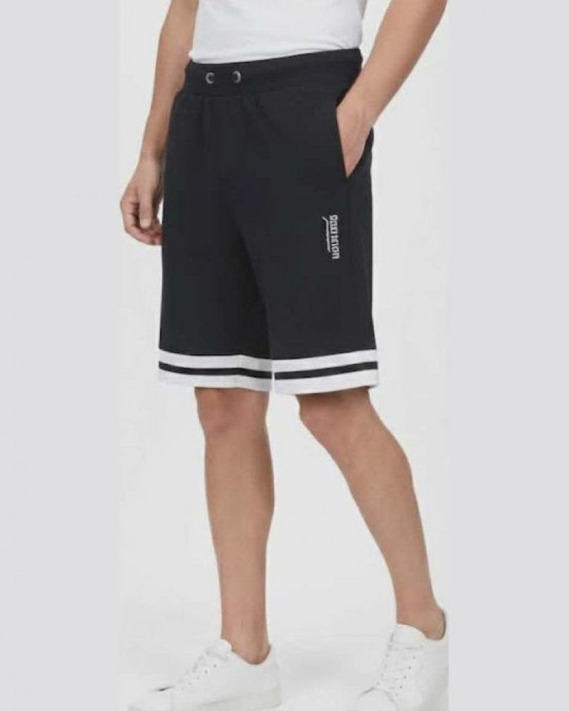 Ανδρική Βερμούδα Authentic Shorts Paco & Co -Μαύρο- 2631406