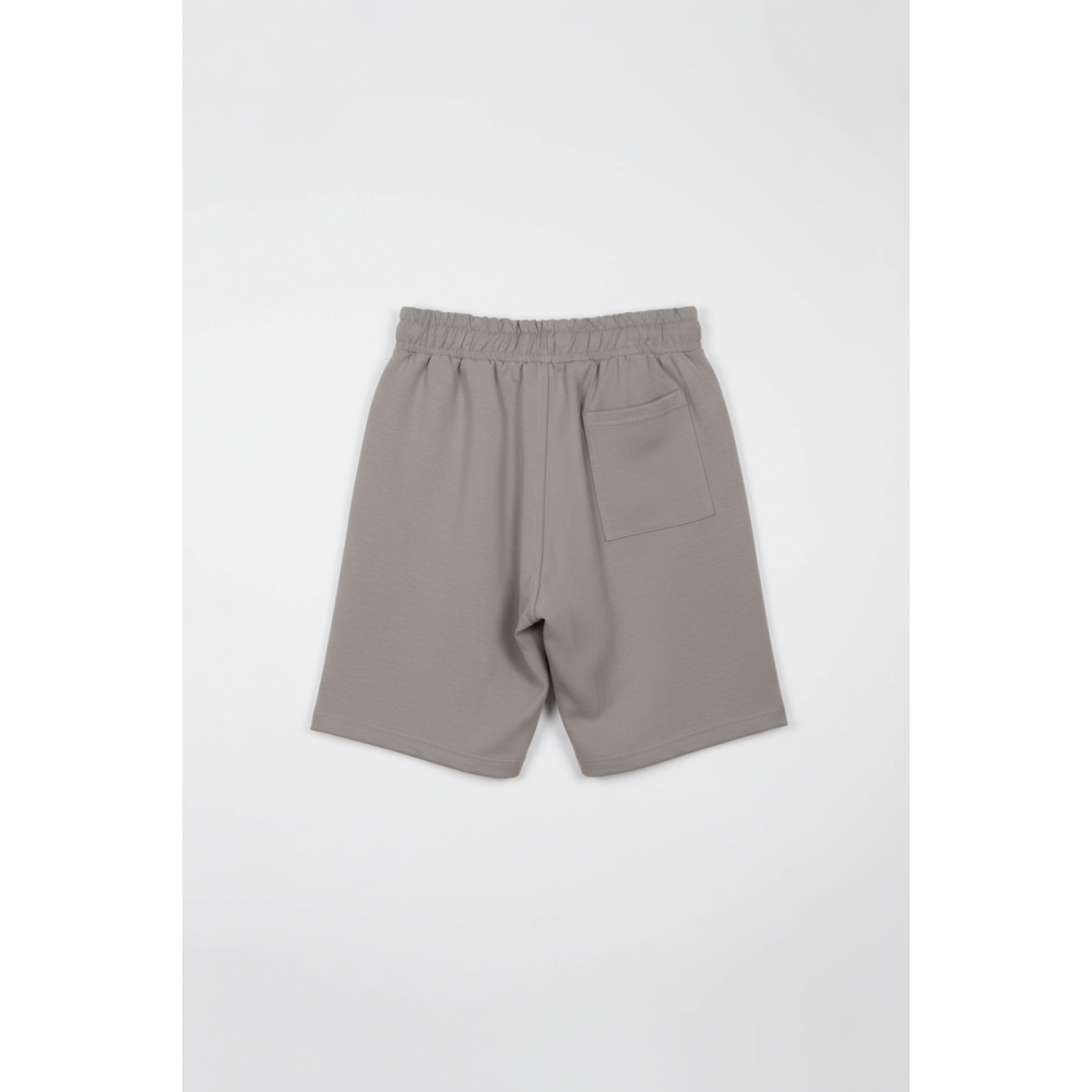 Ανδρικό Σετ με T-Shirt Μπλούζα Και Βερμούδα 2Τμχ Paco & Co -Γκρι- 2631902