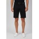 Ανδρική Υφασμάτινη Cotton Βερμούδα με Ζώνη Paco & Co -Μαύρο- 2648411