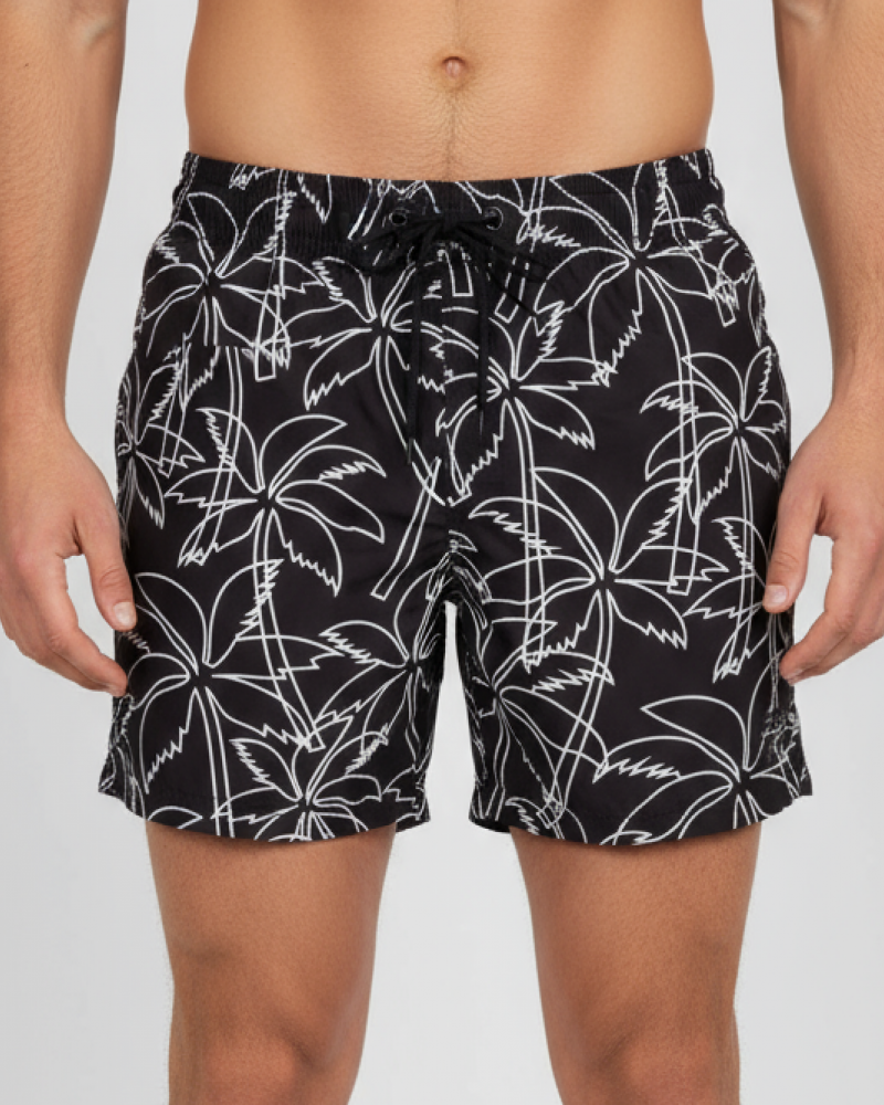 Μαγιό Βερμούδα Shorts Swim Sport Paco & Co -Μαύρο- 
